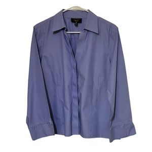 Foxcroft Non Iron Fitted Fit button down blouse size 14